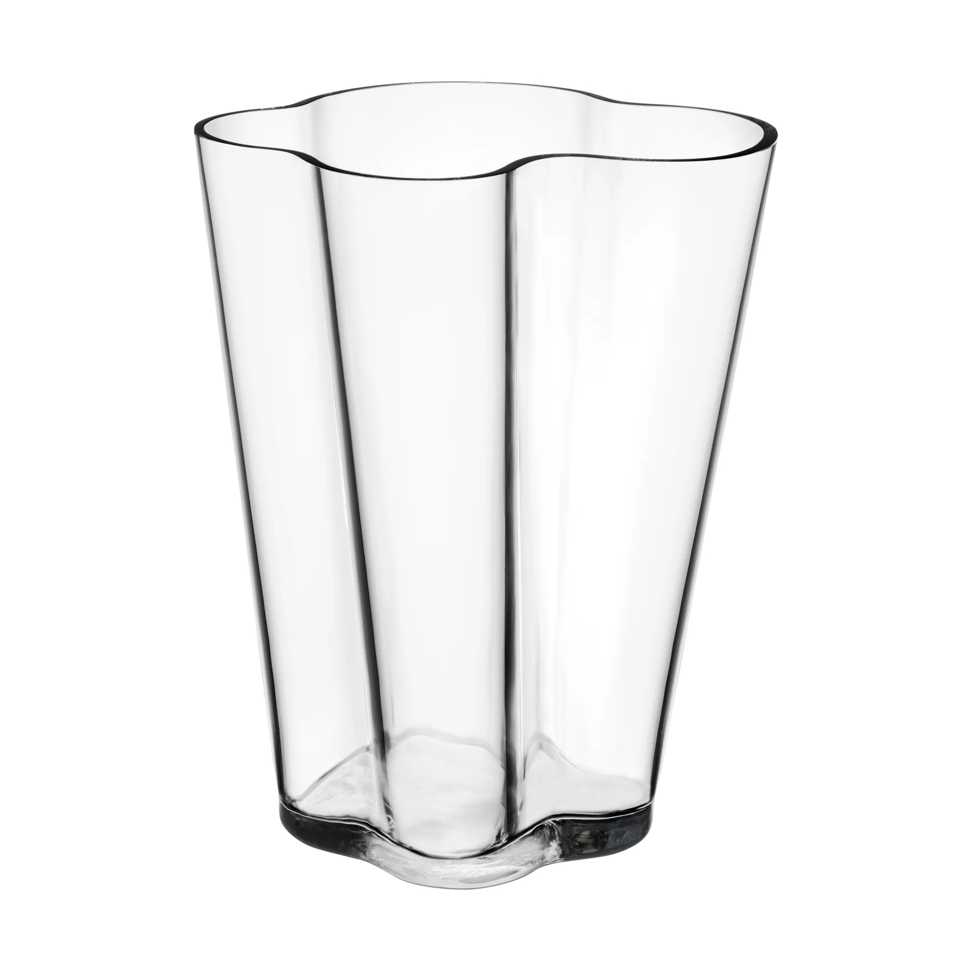 Jarrón Alvar Aalto transparente, 270 mm Iittala