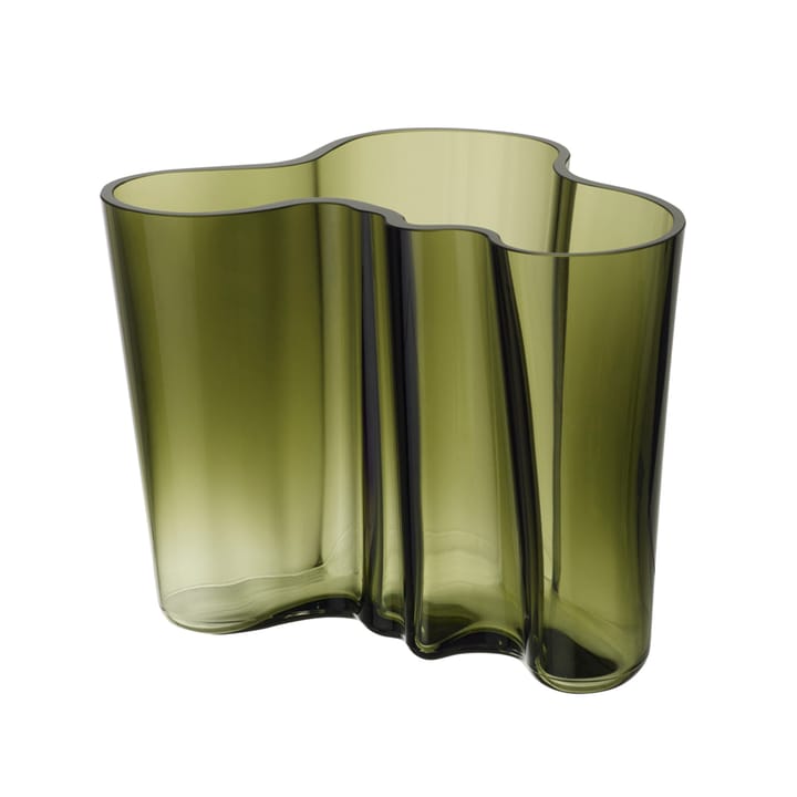 Jarrón Alvar Aalto verde musgo - 160 mm - Iittala