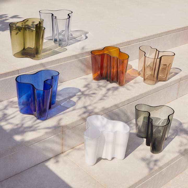 Jarrón Alvar Aalto verde musgo, 160 mm Iittala