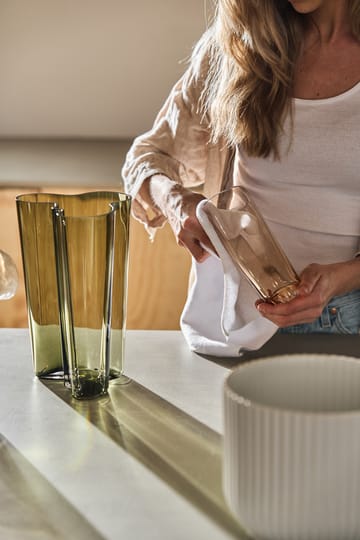 Jarrón Alvar Aalto verde musgo - 251 mm - Iittala