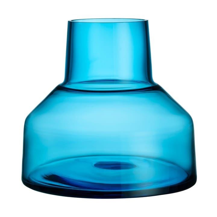 Jarrón bajo Solare 20xØ22 cm - Azul eléctrico - Iittala