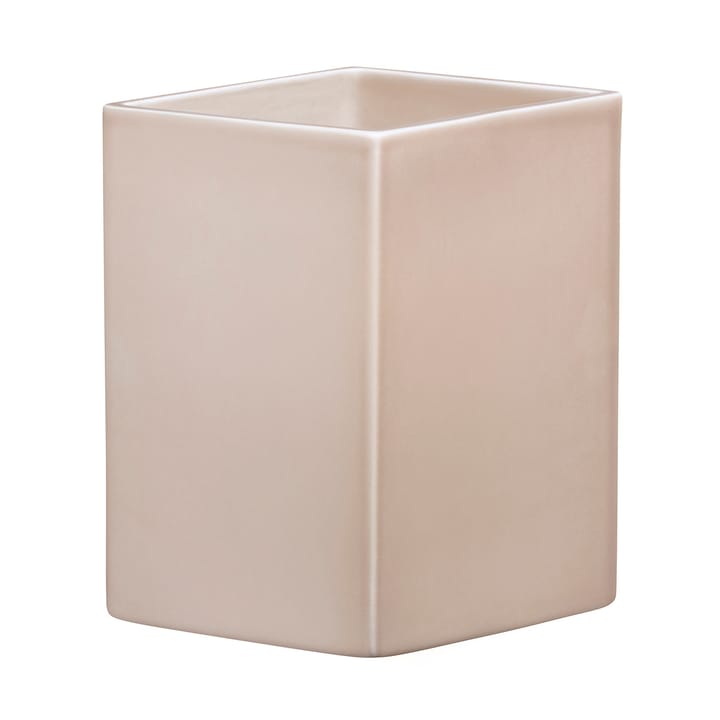 Jarrón de cerámica Ruutu 225 mm, Beige Iittala