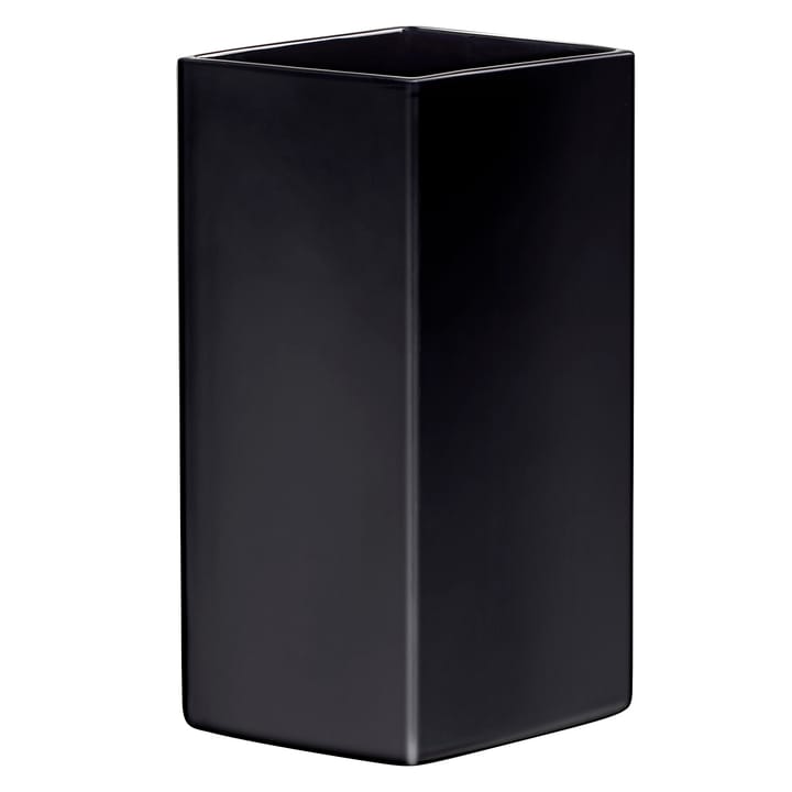 Jarrón de cerámica Ruutu 315 mm, negro Iittala