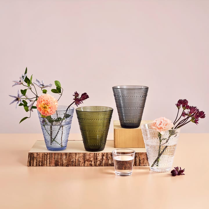 Jarrón Kastehelmi, gris Iittala