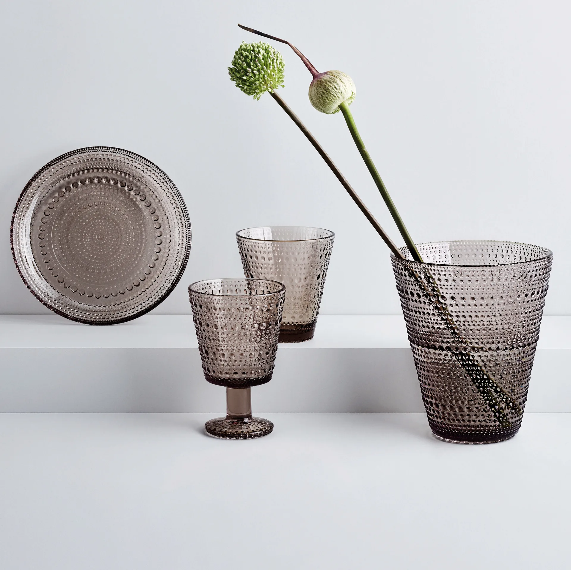 Jarrón Kastehelmi, lino Iittala