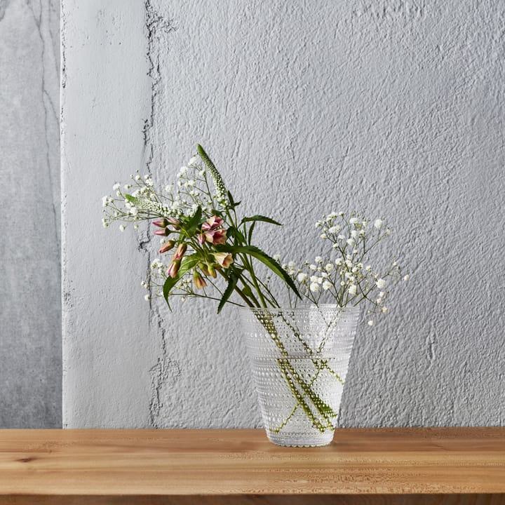 Jarrón Kastehelmi, transparente Iittala
