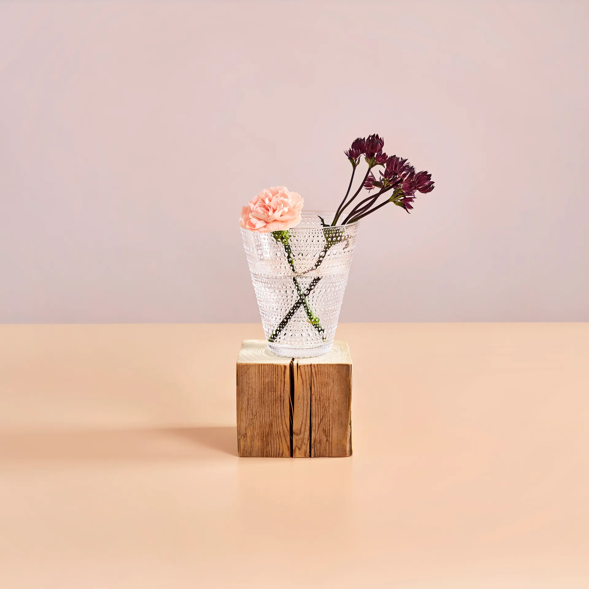 Jarrón Kastehelmi, transparente Iittala