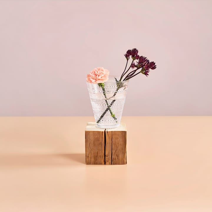 Jarrón Kastehelmi, transparente Iittala