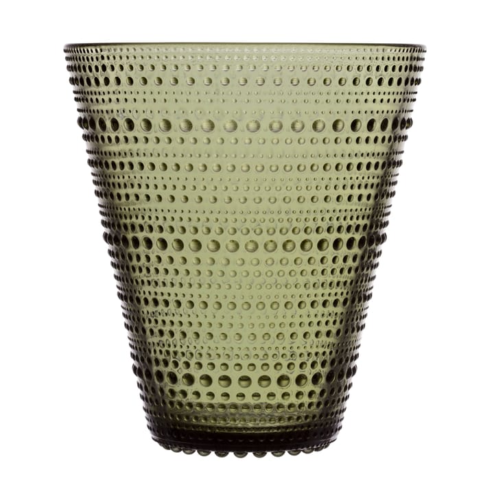 Jarrón Kastehelmi, verde musgo Iittala