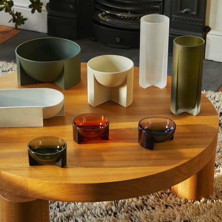 Jarrón Kuru 25,5 cm, verde musgo pavonado Iittala