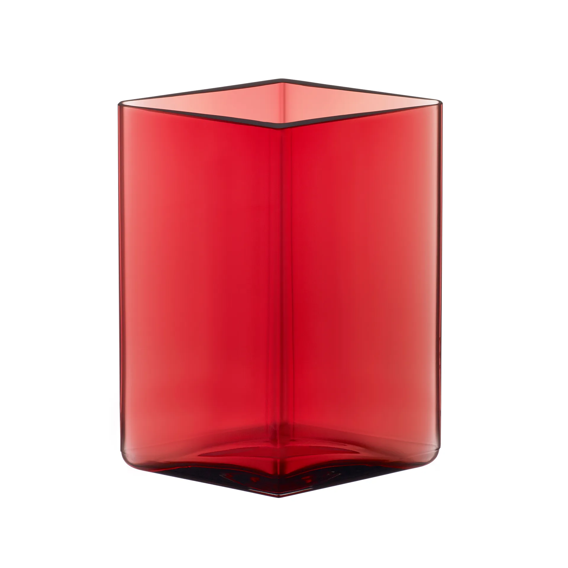 Jarrón Ruutu 11,5 x 14 cm, arándano rojo Iittala