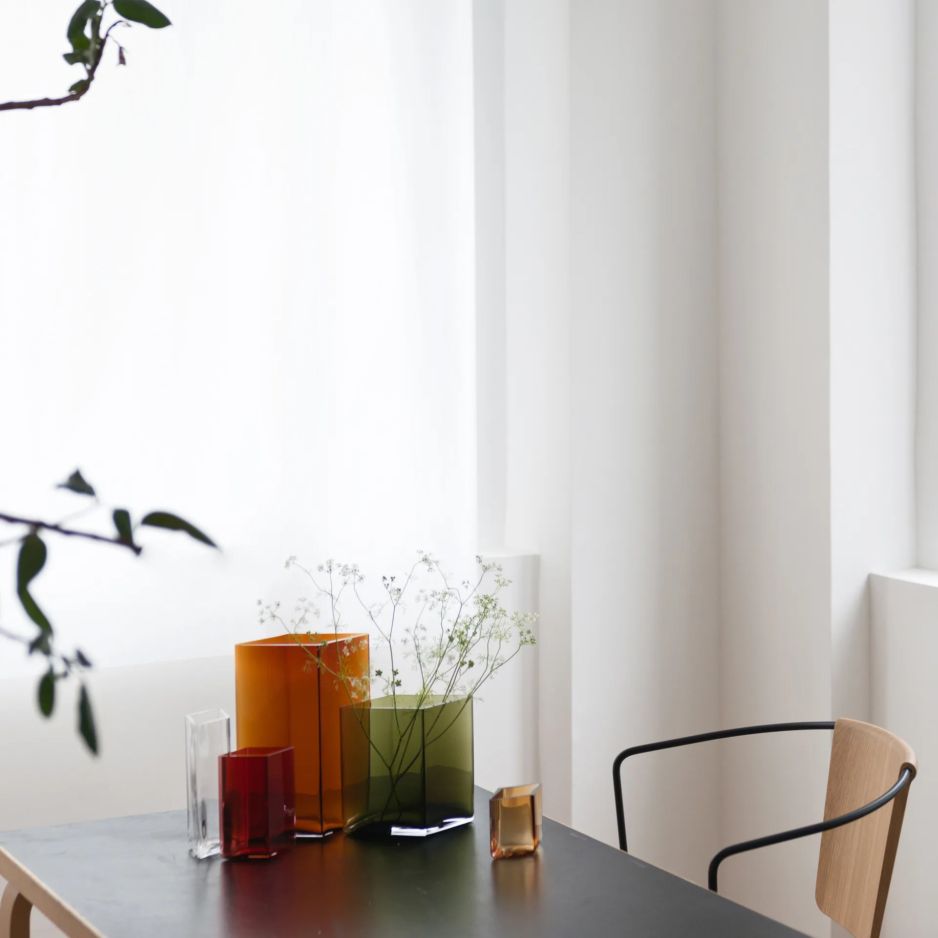 Jarrón Ruutu, 20,5 x 27 cm, cobre Iittala