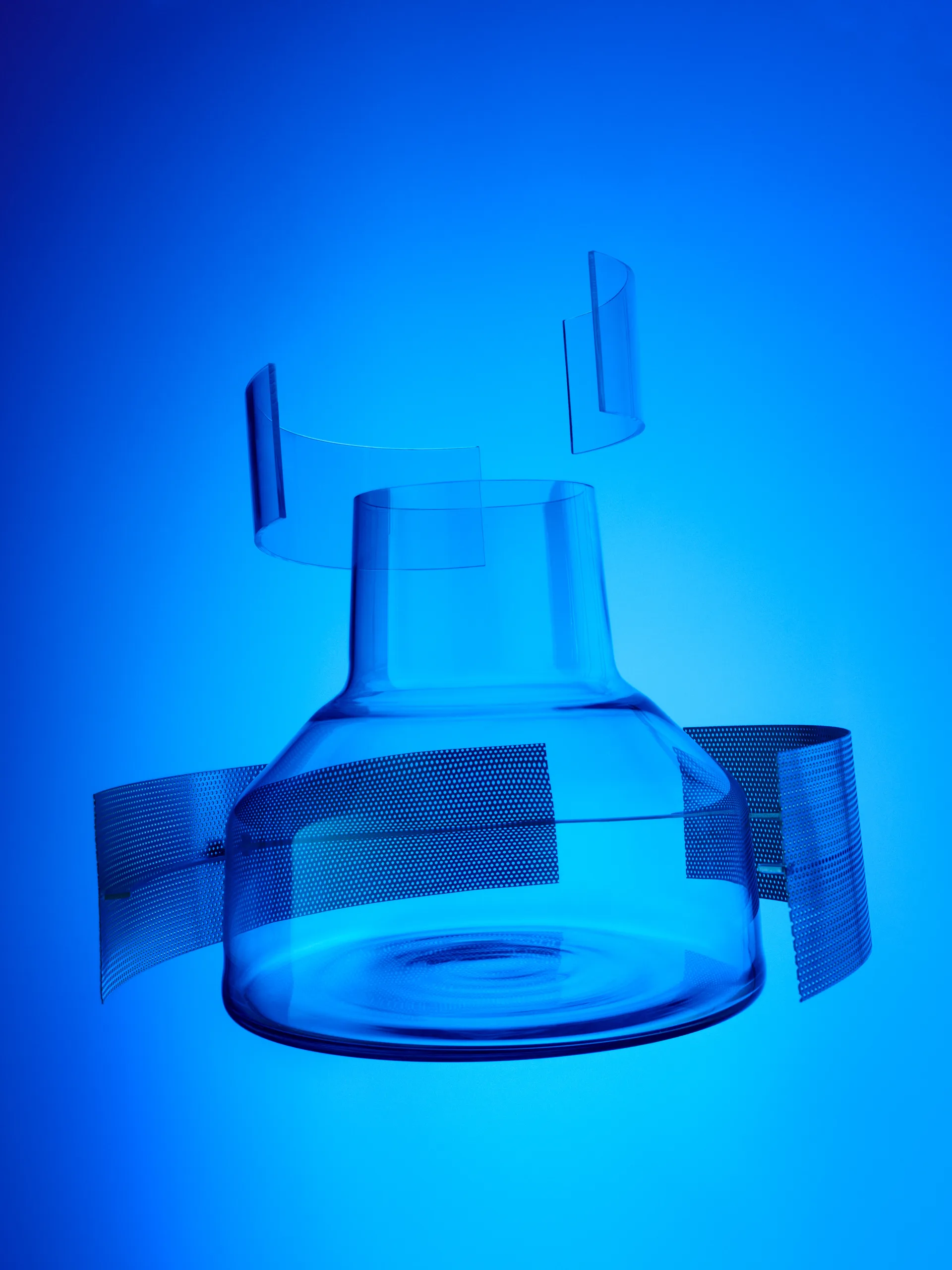 Jarrón Solare bajo 20xØ22 cm, Claro Iittala