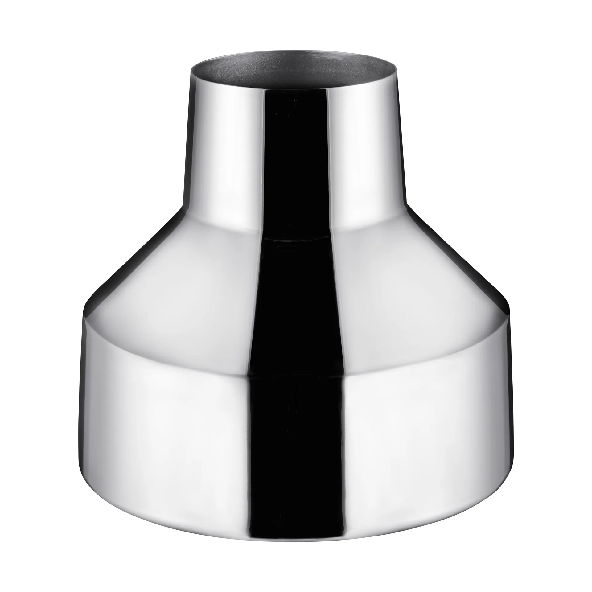 Jarrón Solare bajo Ø22x20 cm, Acero Iittala