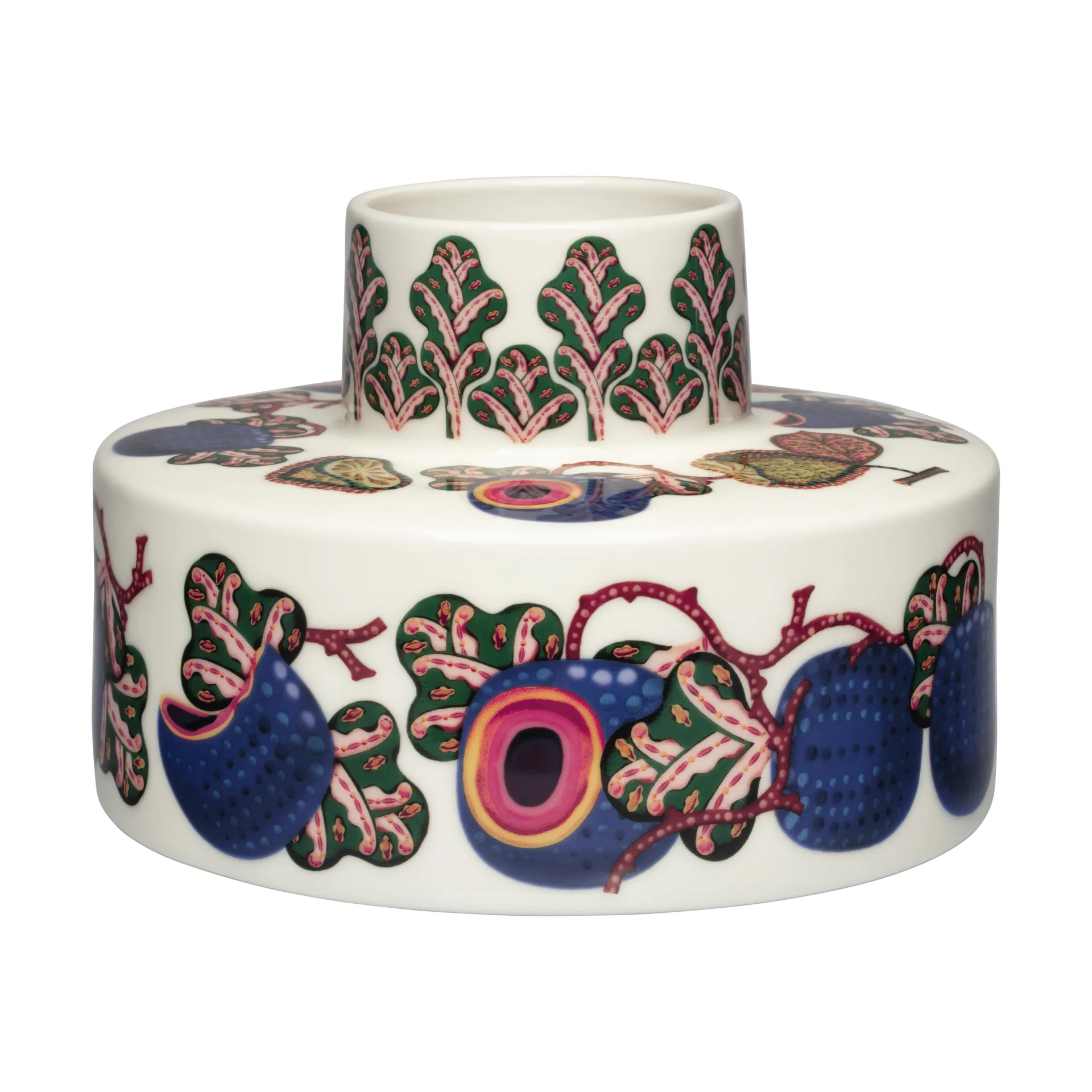 Jarrón Taika Sato Ø21x15 cm, Blanco-multicolor Iittala