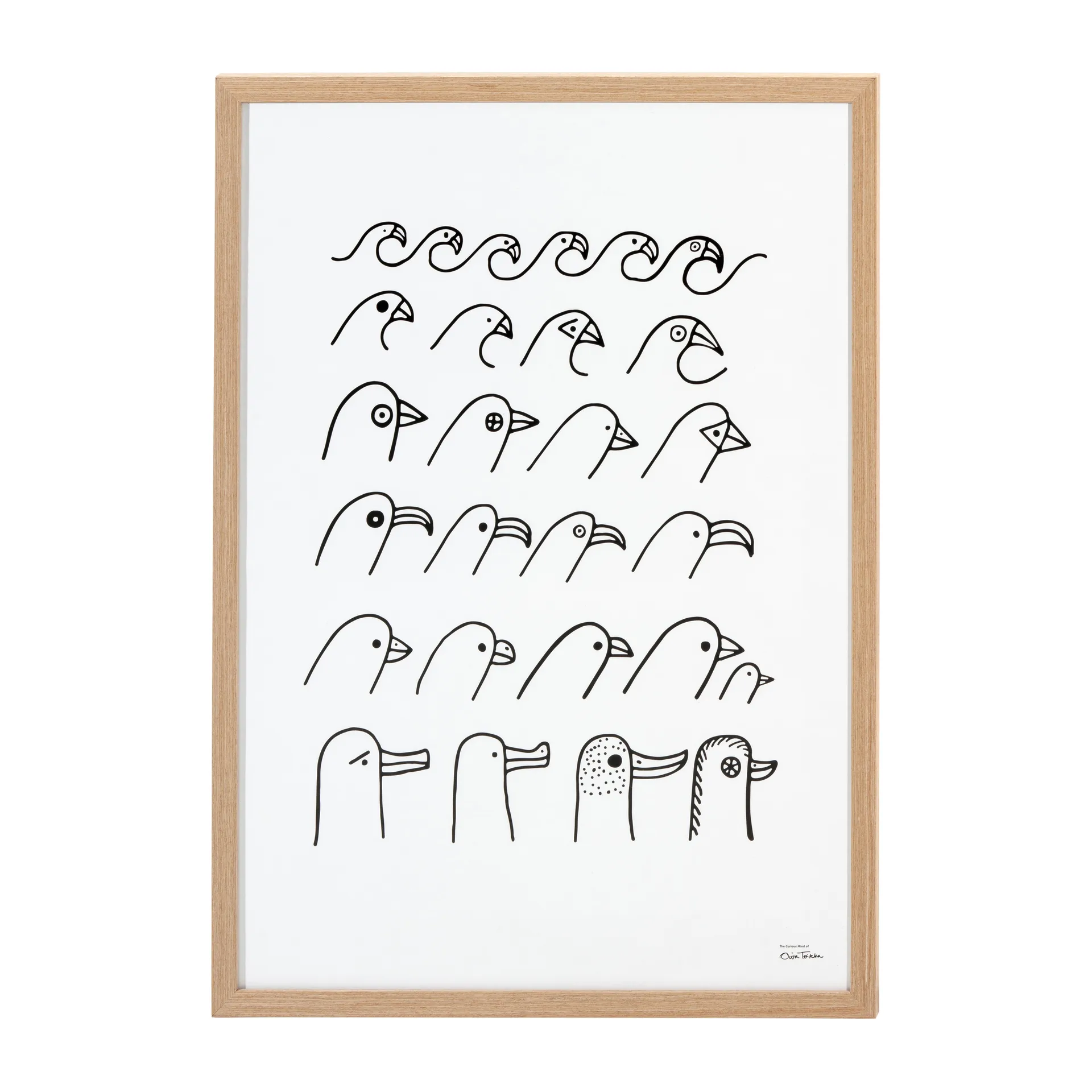 Lámina Oiva Toikka Birdhouse, 50x70 cm Iittala