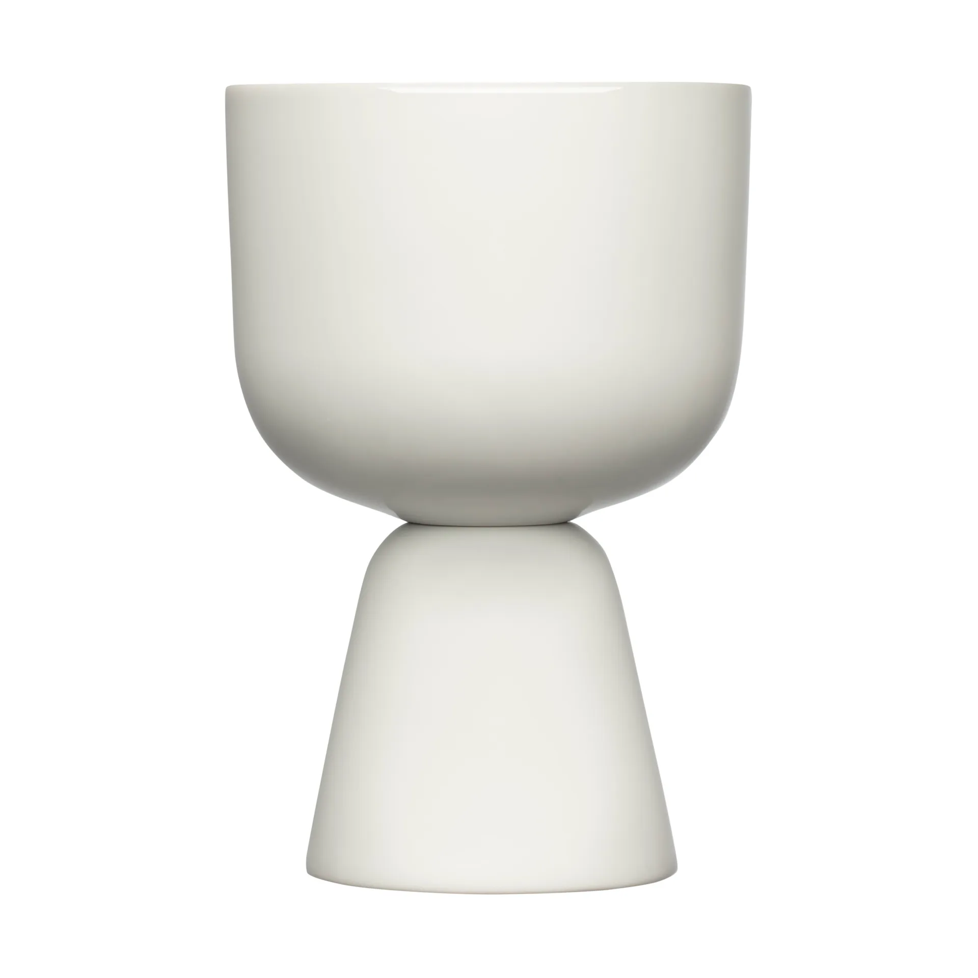 Maceta Nappula Ø12,5 cm altura 19 cm, Blanco Iittala
