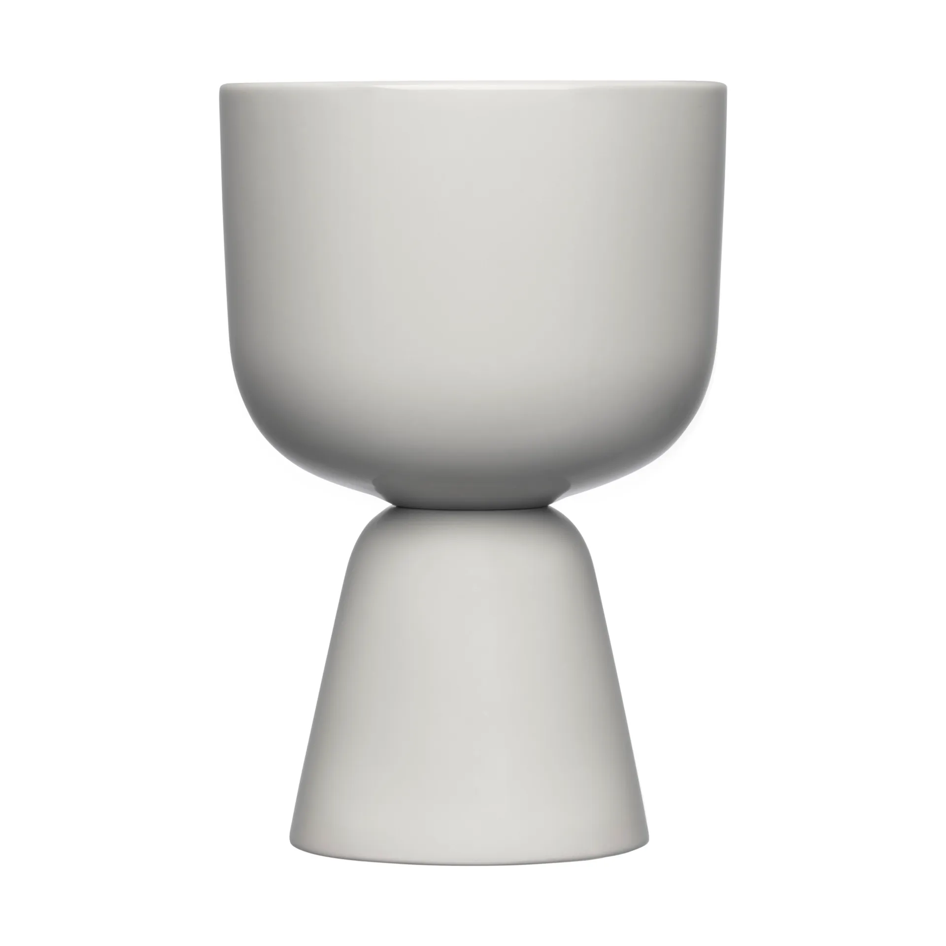 Maceta Nappula Ø12,5 cm altura 19 cm, Gris claro Iittala