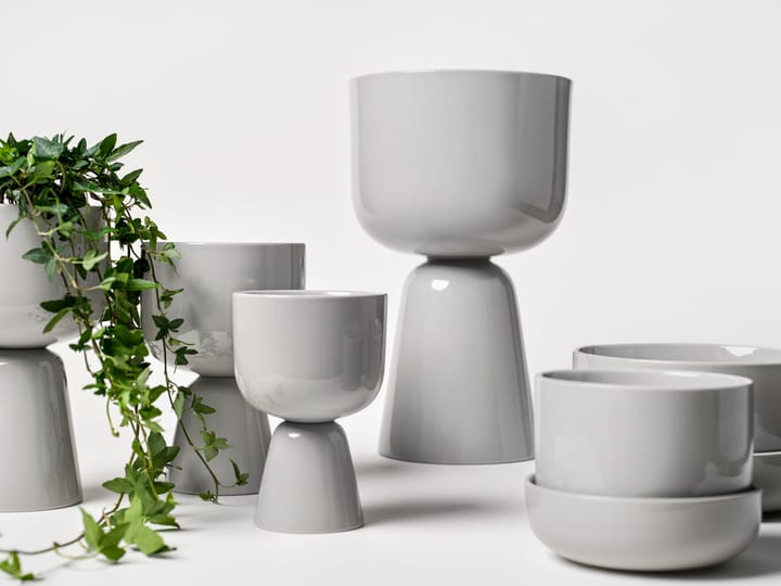 Maceta Nappula Ø12,5 cm altura 19 cm, Gris claro Iittala