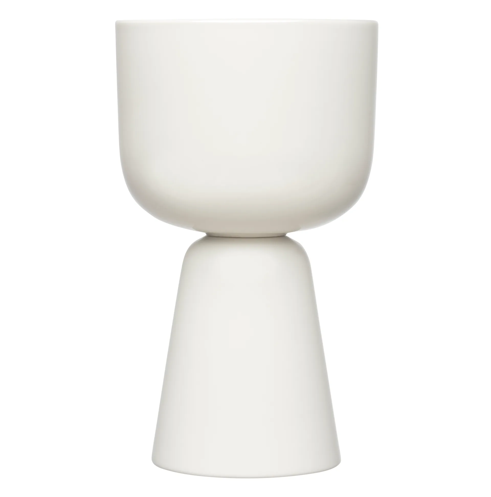 Maceta Nappula Ø15 cm altura 26 cm, blanco Iittala