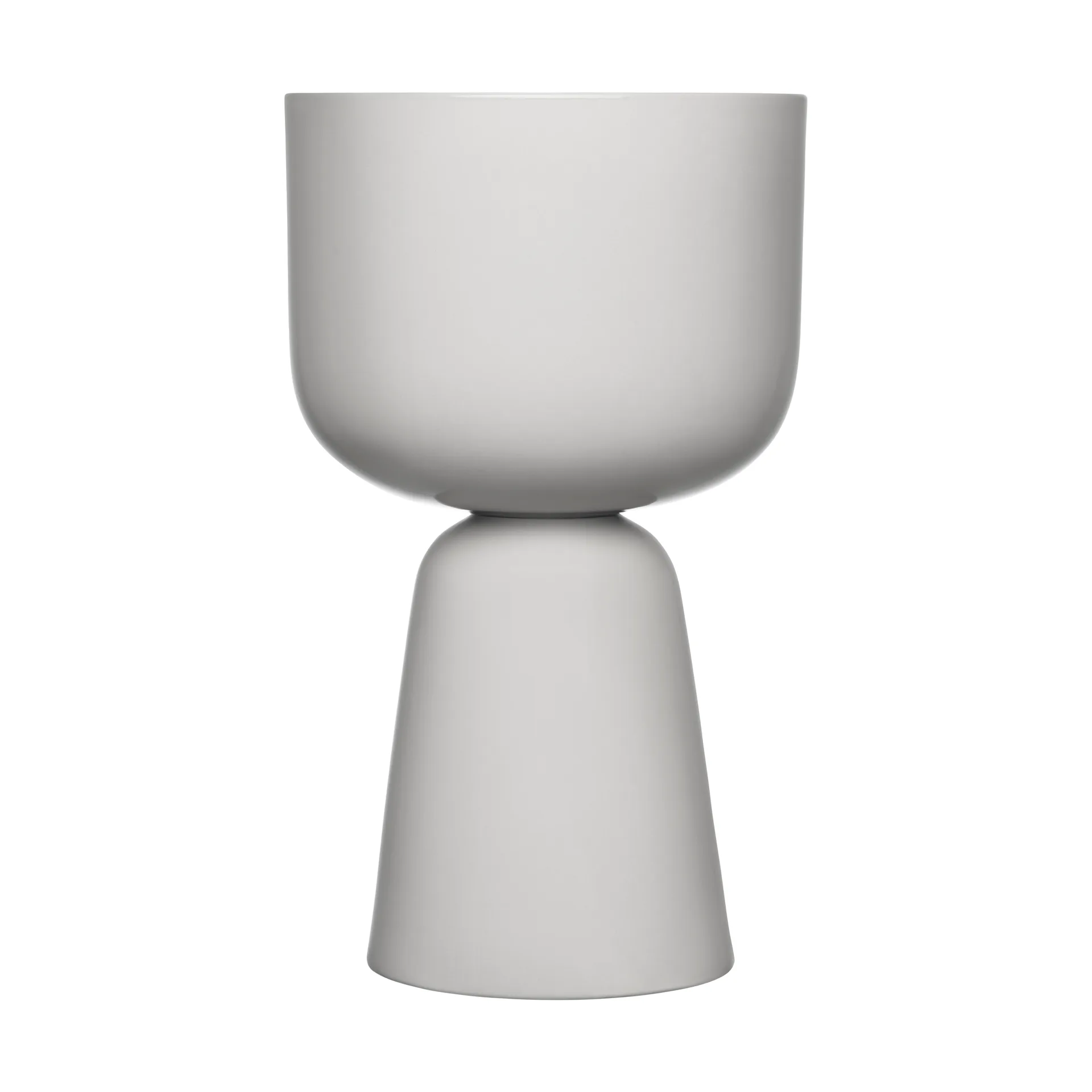 Maceta Nappula Ø15 cm altura 26 cm, Gris claro Iittala