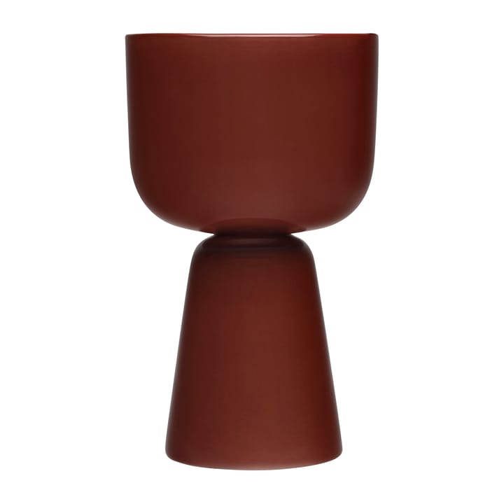 Maceta Nappula Ø15 cm altura 26 cm, marrón Iittala