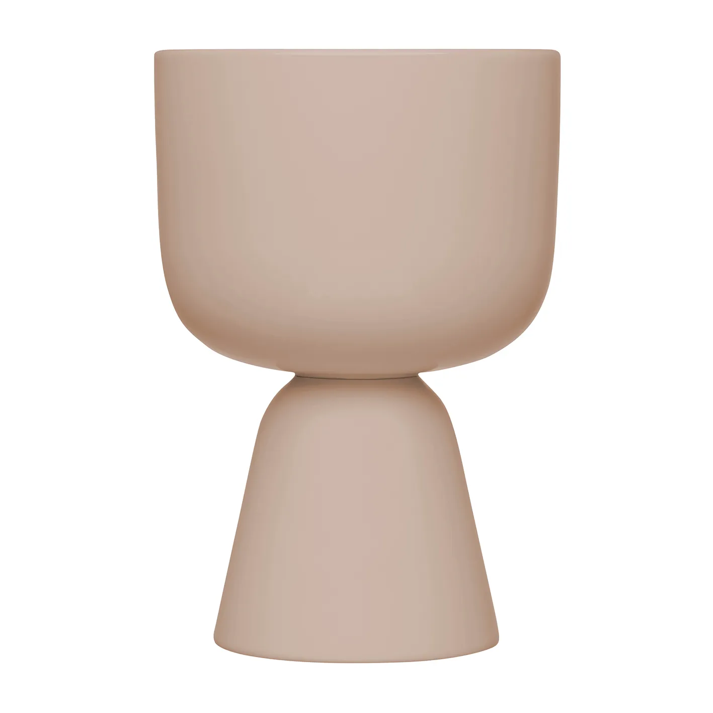 Maceta Nappula Ø15,5 cm altura 23 cm, Beige Iittala