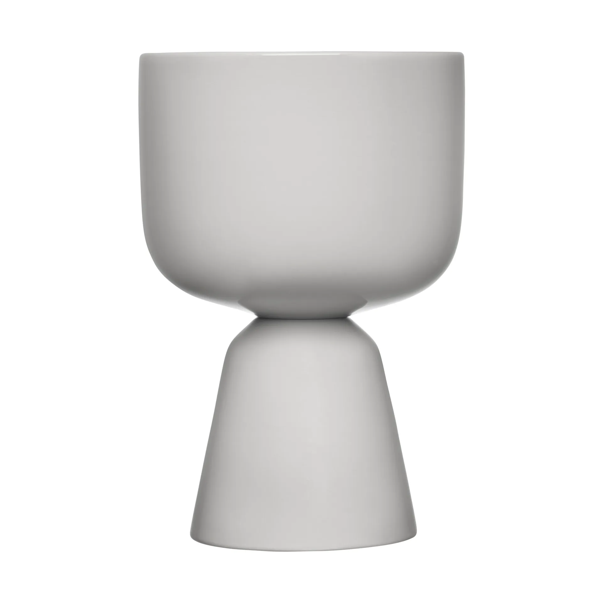 Maceta Nappula Ø15,5 cm altura 23 cm, Gris claro Iittala