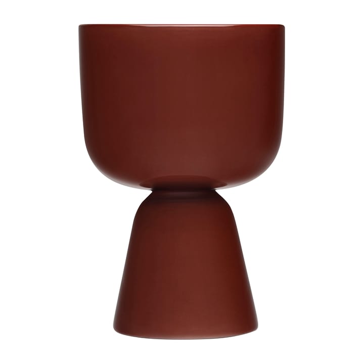 Maceta Nappula Ø15,5 cm altura 23 cm, marrón Iittala