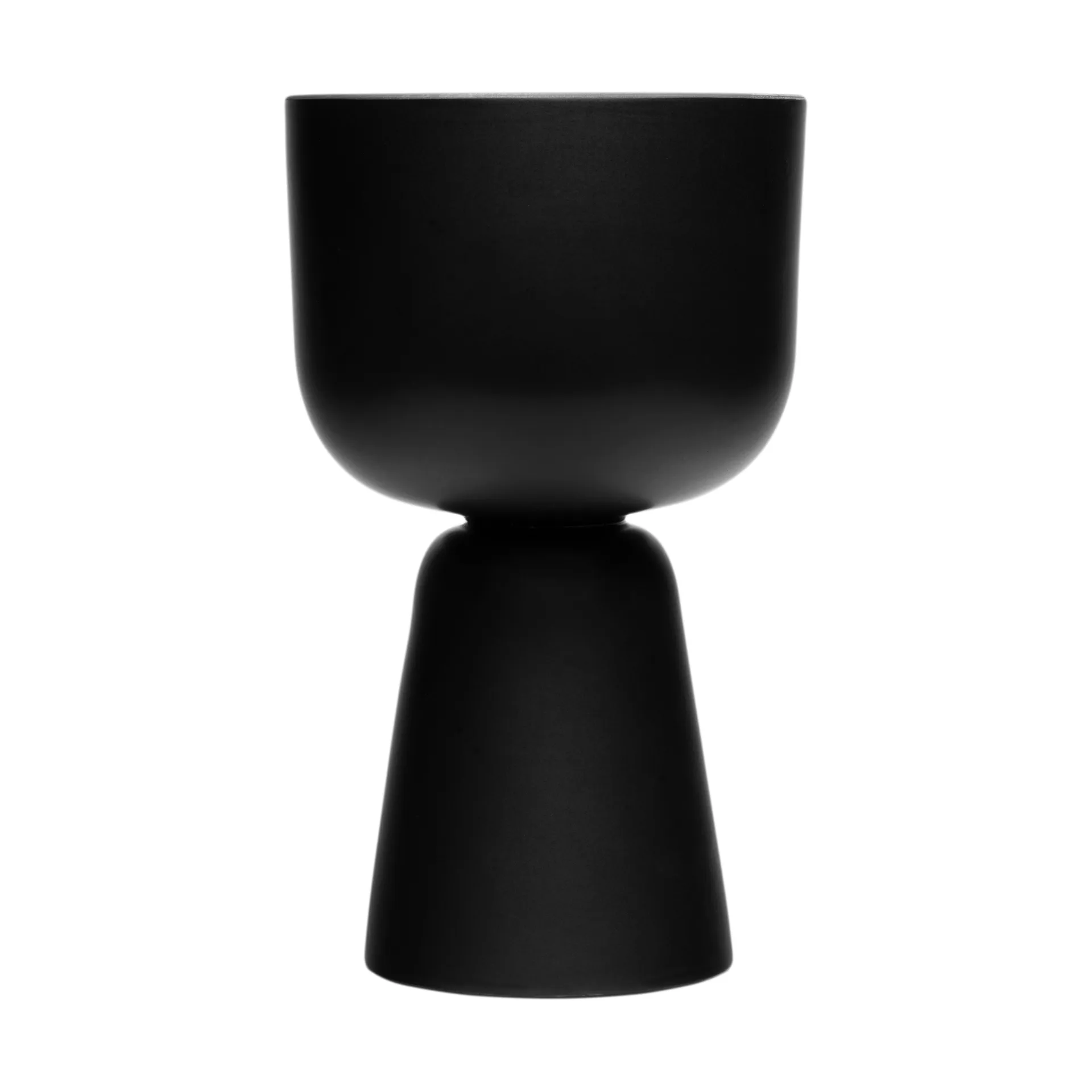 Maceta Nappula, Negro mate, 23×19 cm Iittala