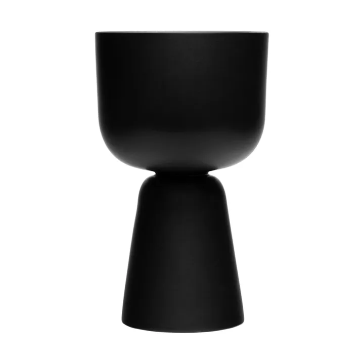 Maceta Nappula - Negro mate, 23×19 cm - Iittala