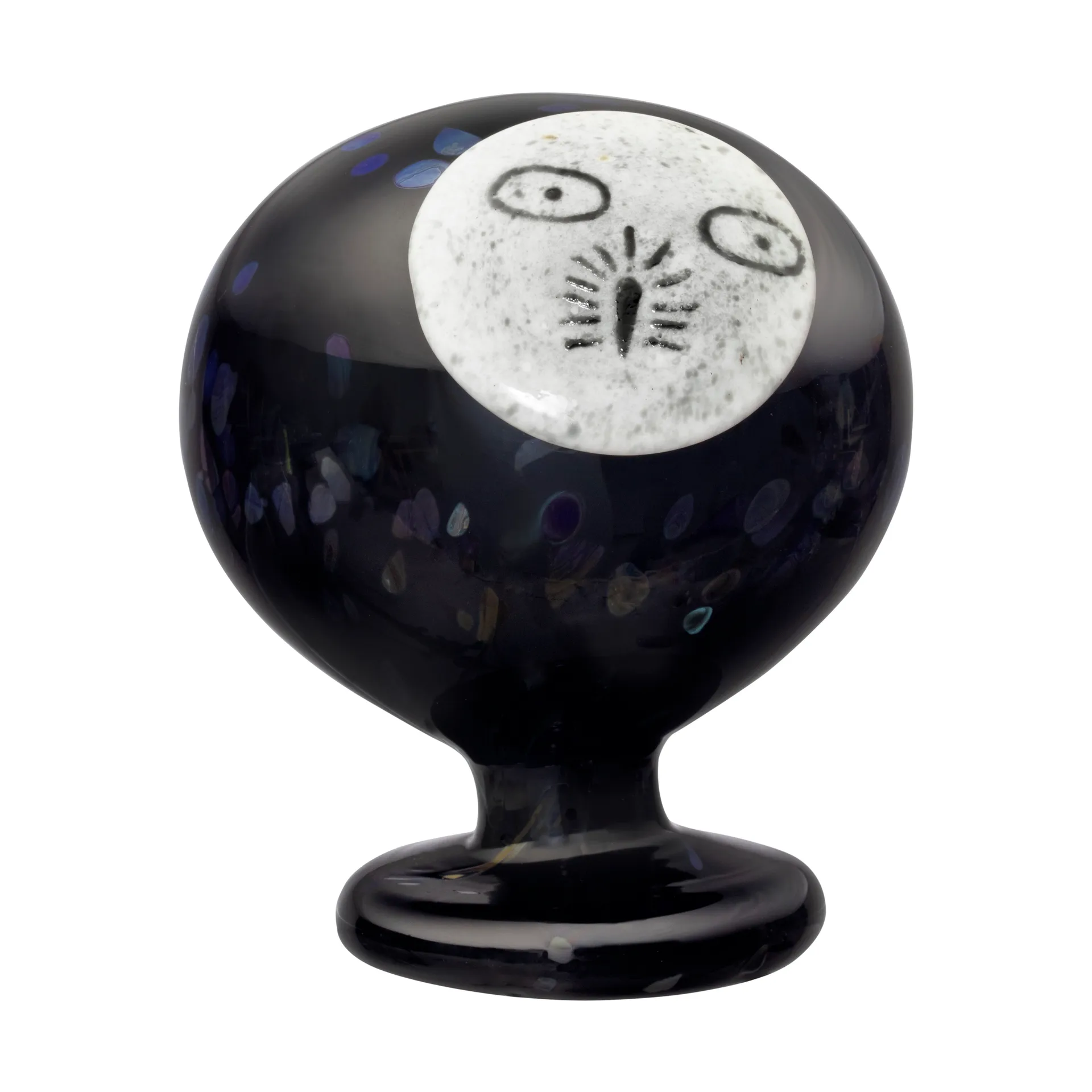 Pájaros por Toikka Nattuggla 120x130 mm , Gris oscuro Iittala