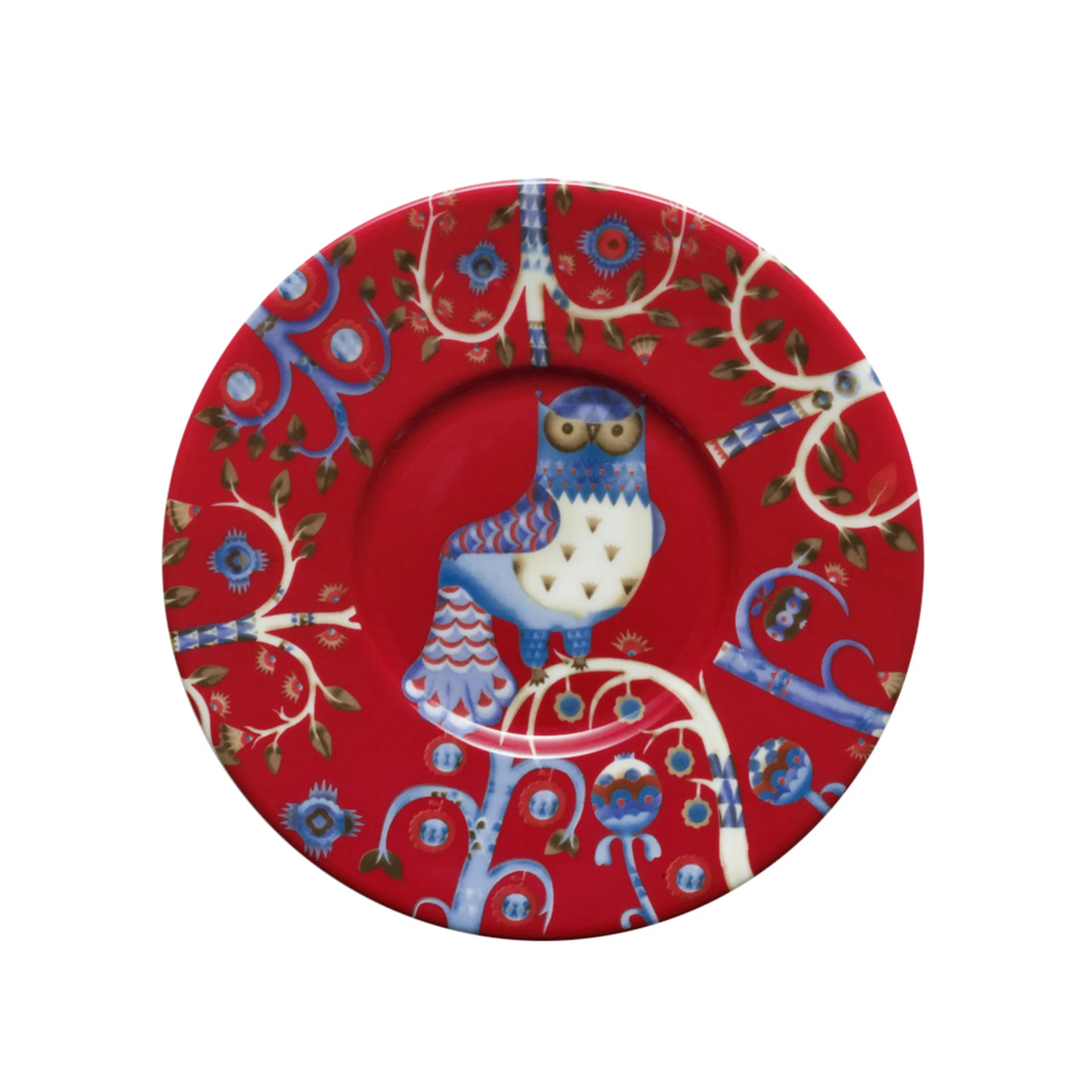 Platillo café Taika, rojo Iittala
