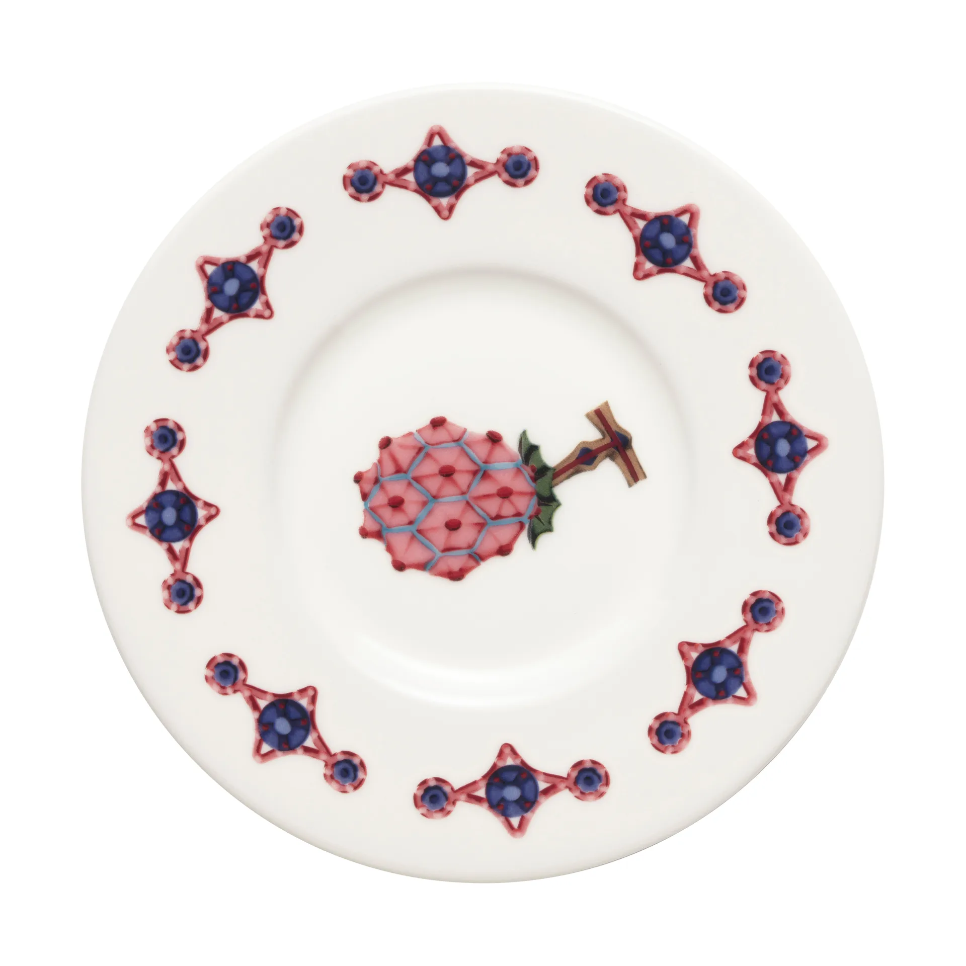 Platillo de café Taika Sato Ø16 cm, Blanco-multicolor Iittala