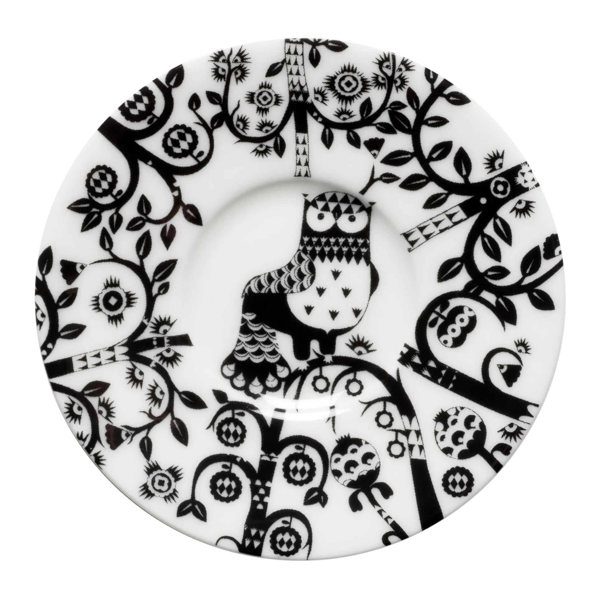 Platillo espresso Taika, negro Iittala