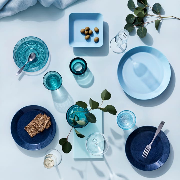 Plato de postre Kastehelmi Ø17 cm, azul mar Iittala
