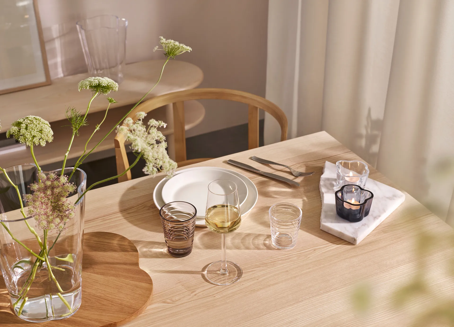 Plato de postre Teema Ø17 cm, blanco Iittala