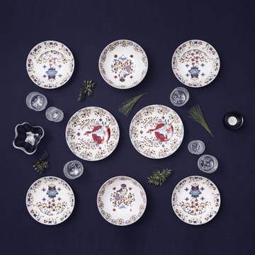Plato hondo Taika Ø22 cm - blanco con dibujos - Iittala