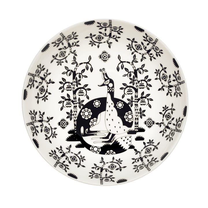 Plato hondo Taika Ø22 cm - negro con dibujos - Iittala