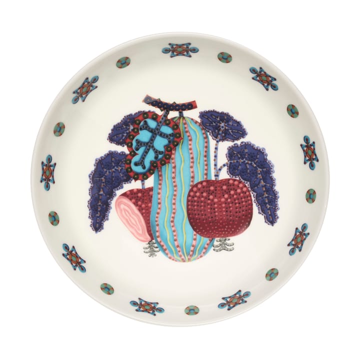 Plato hondo Taika Sato Ø20 cm, Blanco-multicolor Iittala