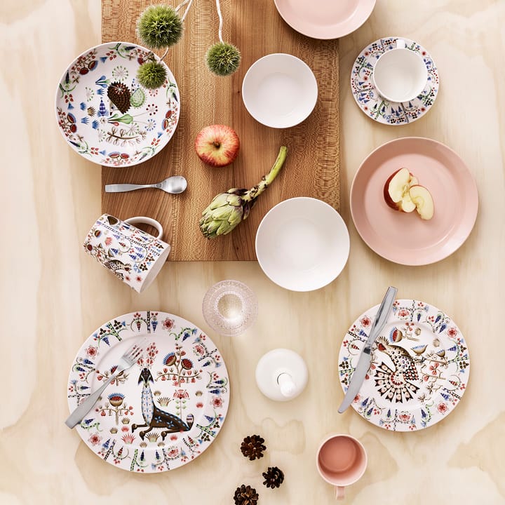 Plato hondo Taika Siimes 20 cm, blanco Iittala