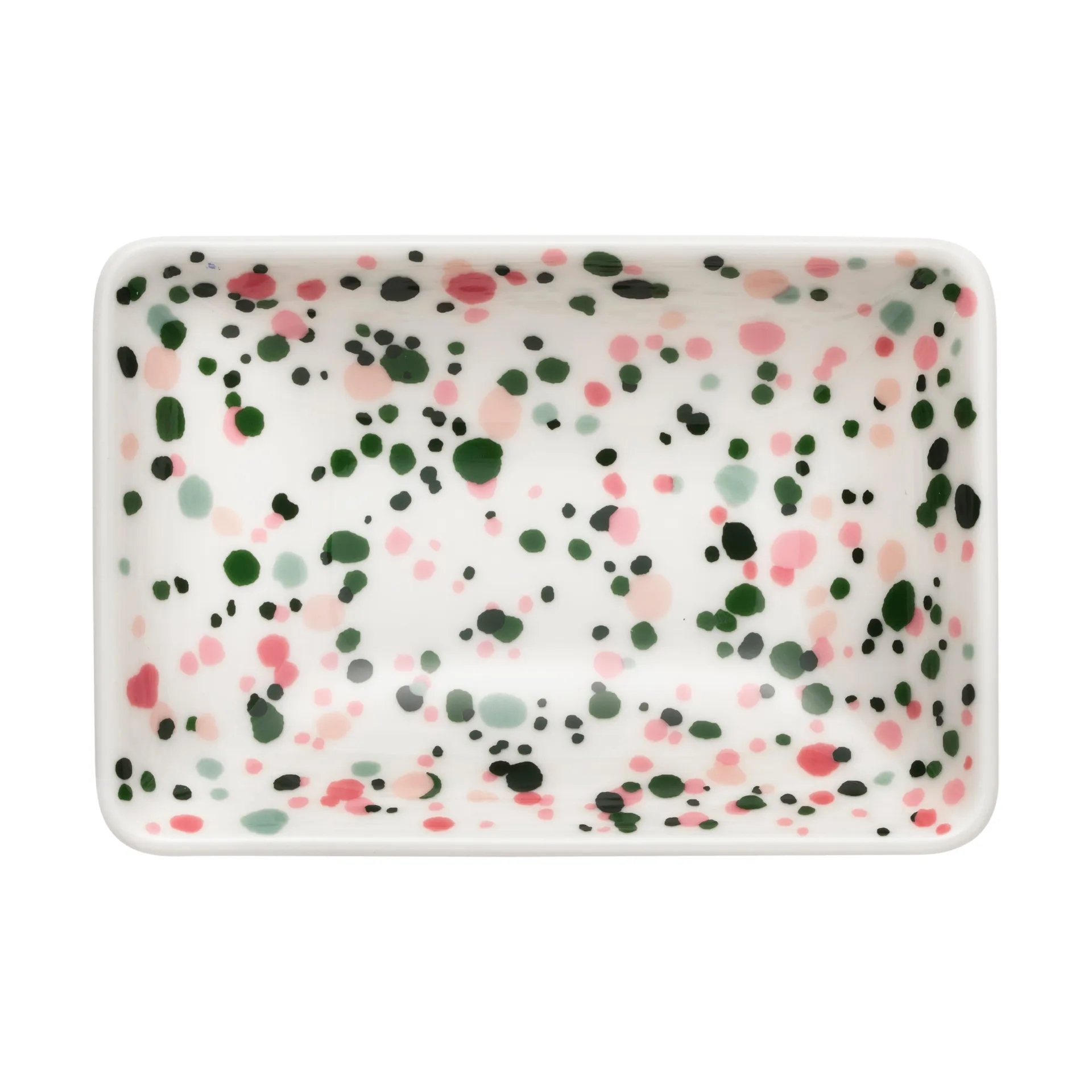 Plato Oiva Toikka Helle A7 7x10 cm, Rosa-verde Iittala