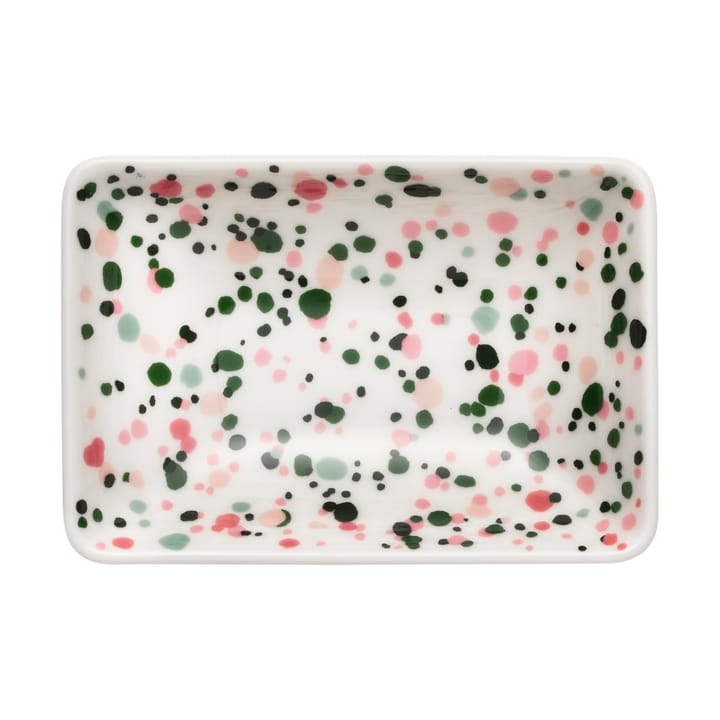 Plato Oiva Toikka Helle A7 7x10 cm - Rosa-verde - Iittala