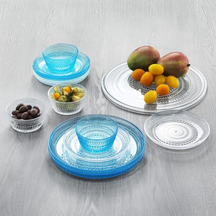 Plato pequeño Kastehelmi Ø24,8 cm, transparente Iittala