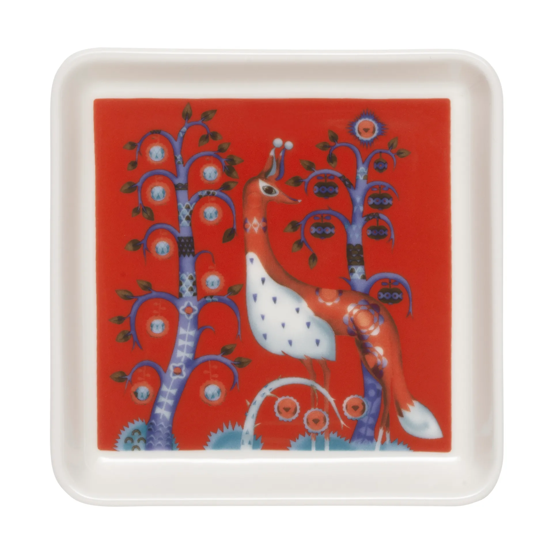 Plato Taika 12x12 cm, Rojo Iittala