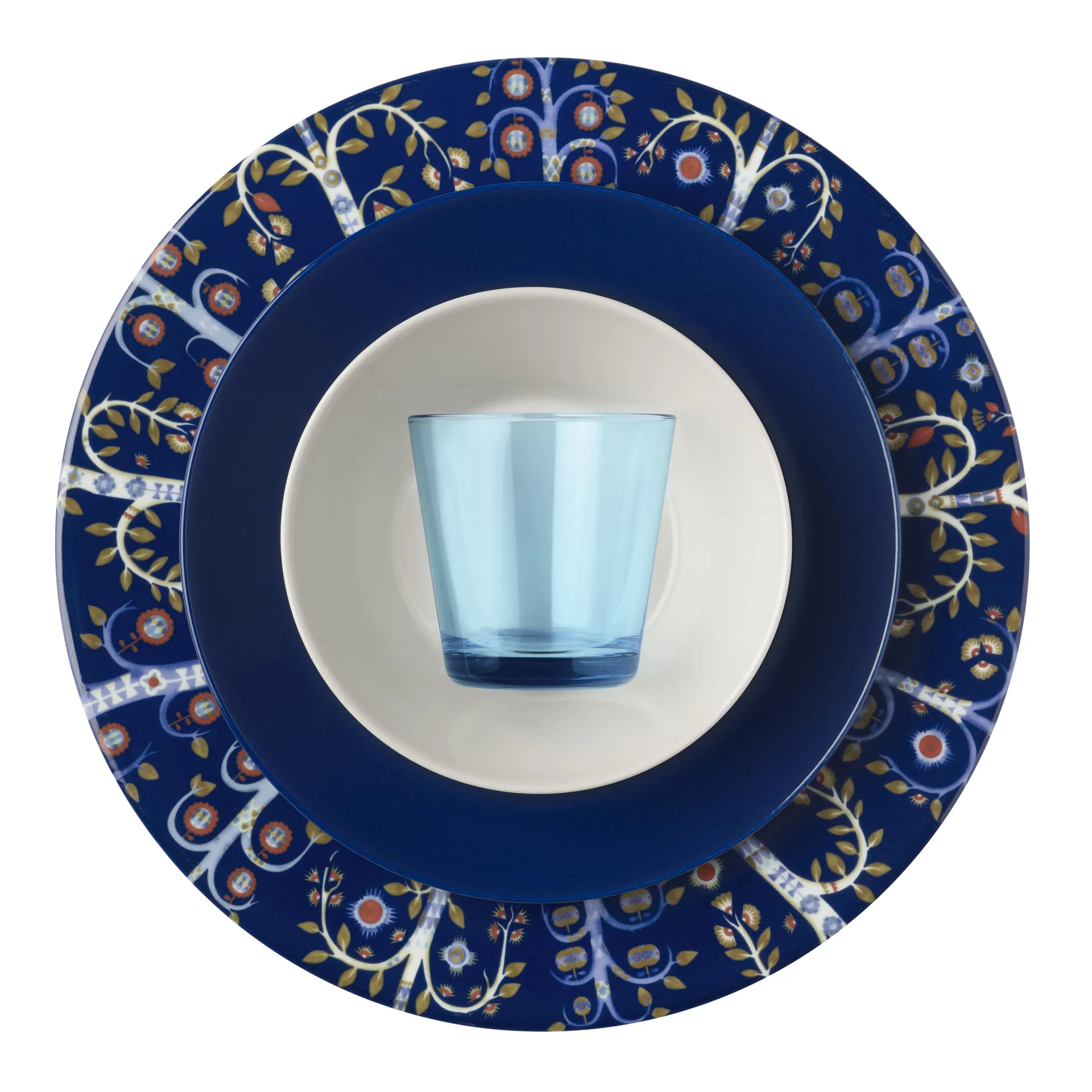 Plato Taika Ø27 cm, azul Iittala