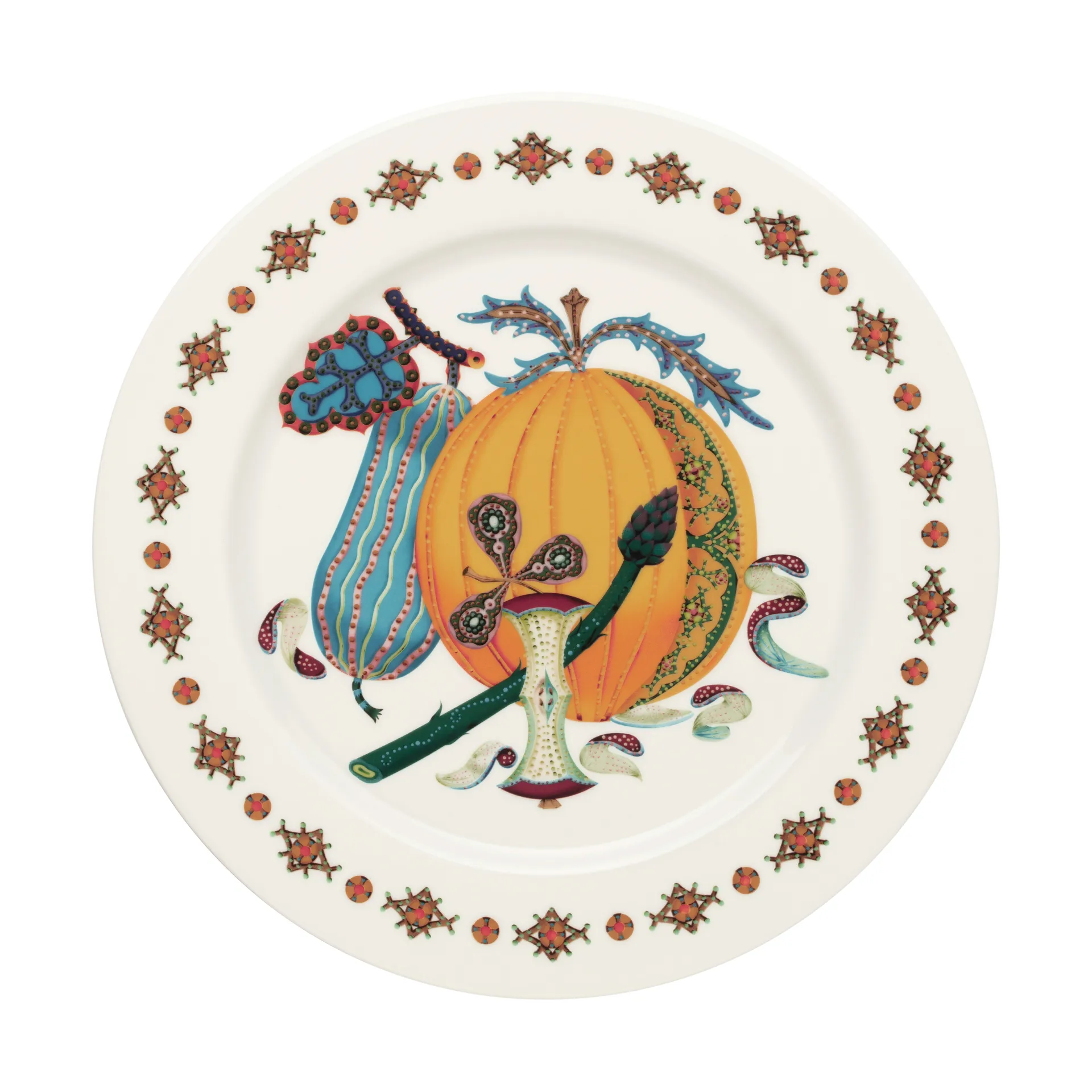 Plato Taika Sato Ø30 cm, Blanco-multicolor Iittala