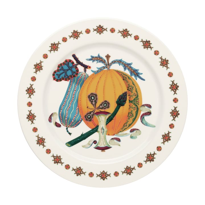 Plato Taika Sato Ø30 cm, Blanco-multicolor Iittala