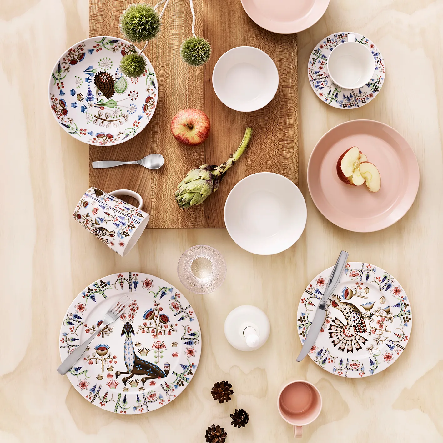 Plato Taika Siimes 27 cm, blanco Iittala