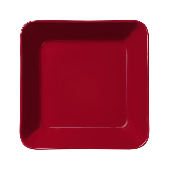 Plato Teema, 16x16 cm - rojo - Iittala